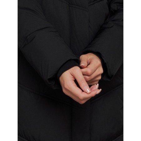Coat insulated winter female, size 50, black color-10