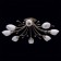 Celeal chandelier "Tenderness" 8x60W E14 Antique bronze 75x75x22cm