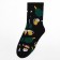 New Year. New Year's socks KAFTAN "Bank NG" Size 41-44 (27-29 cm), black color