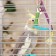 Toy for birds "Multi -colored triangle", with a bell, mix
