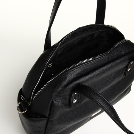 Women's bag with lightning, black color-6