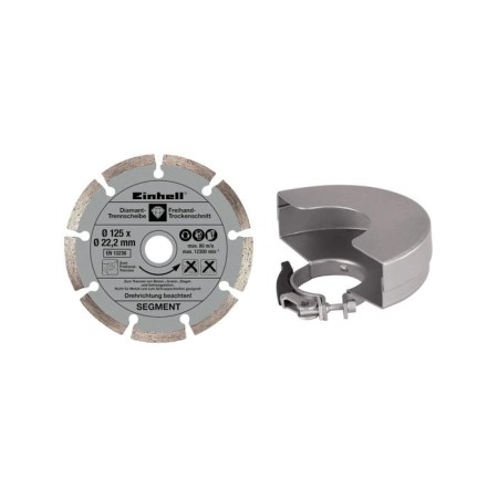 Corner grinder Einhell TE-Ag 125/750 KIT, 750 W, D = 125 mm, 12000 rpm, case-9