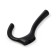 Furniture hook CAPPIO TKD029, two -rod, black color