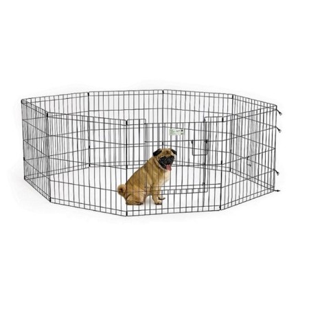 Midwest Life Stages aviary with a door, 8 panels, 61 x 61 cm, black