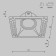The built-in lamp Technical DL042-01-SQ-W, 1x50W, 11.2x9x4.2 cm, GU10, white color