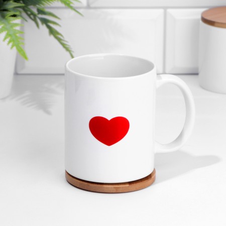 Sublimation mug "I love my husband", with application, 320 ml-2