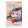 Notepad A7 48 sheets in a cage on the glue "cat in leaves", cover coated a cardboard, an offset unit, mix