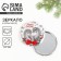 Pocket mirror "Happy New Year", diam. 7 cm