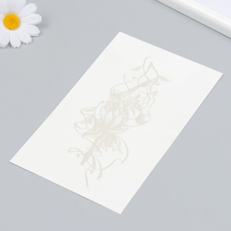 Tattoo on the body blue "Ballerina" 18x11 cm-2