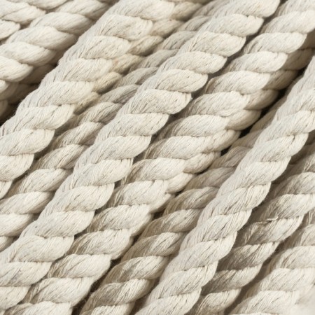 Cotton rope 12 mm (20 m) white, motor-5