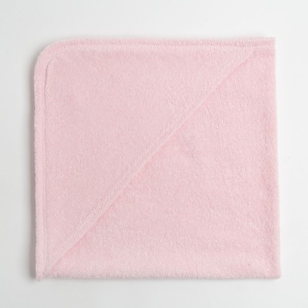 Toward Tensor Corner I am 85x85 cm, peach-pink color, 100% cotton, 320 g/m-3