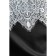 Female dress, size 42, black color, white