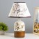 Lamp table ceramics "Field flowers" E14 25W 220V 37.5x25x25 cm