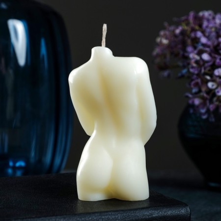 Figure candle "Women's Body No. 2" Milk, 10cm-2