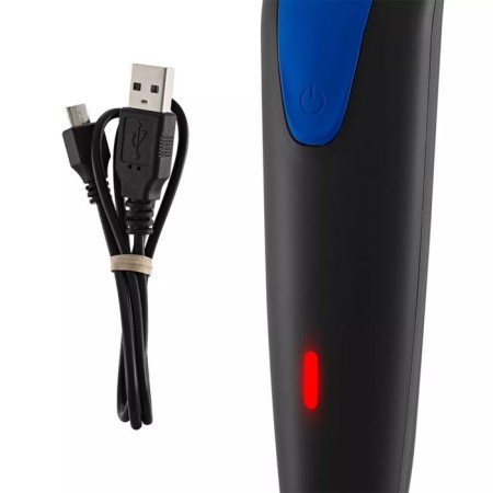Kitfort KT-3124-3 hair trimmer, for beard/mustache, from battery, black and blue-5