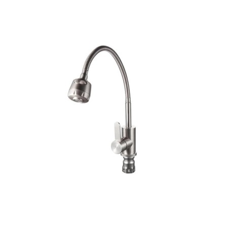 Kitchen mixer RMS SUS124-016F, single-leaf, flexible spout, chrome