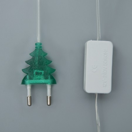 Garland “thread” 2.5 m, IP20, transparent thread, 25 LED, glow of multi, fixing, 220 V-3