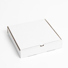 Pizza box, white, 30 x 30 x 6 cm