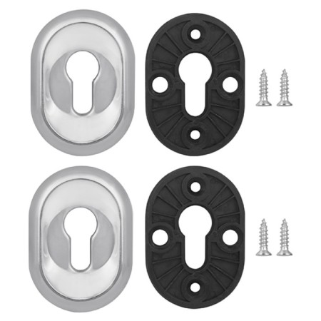 Laying for the Fuaro ESC-12C CP-8 cylinder, chromium color, 2 pcs.-2