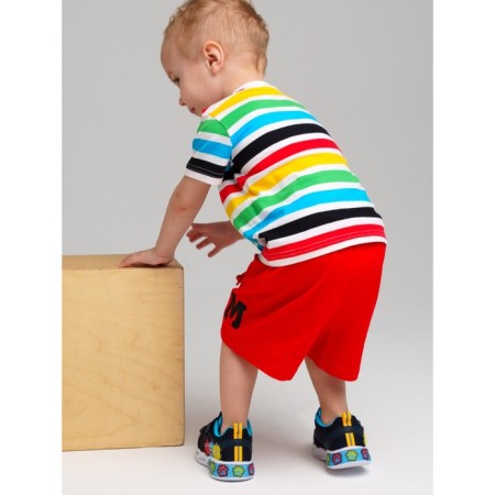 Set for a boy PlayTode: T -shirt and shorts, height 80 cm-3