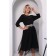 Female dress, size 46, black color