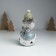 Souvenir Polystone Light "Voriski in a hat sits on the New Year's ball" Gray 7.6x9.5x15 cm