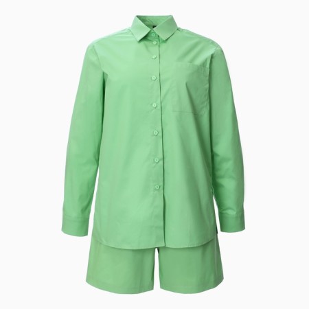 Women's suit (shirt and shorts) Mist Summer Time, size 48, green-9