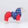 Zimovye jumpsuit for animals "Skier", M (DS 24-26, Osh 26-28, OG 36-38 cm), Mix