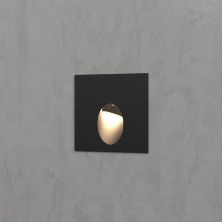 Elektrostandard, STEP 2 LED 3 W, 21x48X48 mm, IP65, black color, black-2