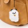 Fluffy on the pendant black ears and legs with a bell