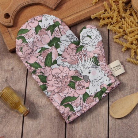 Mittens-place Ethel "Parrot" 20x28 cm, 80% HL, 20% PE, satin 110 g/m2