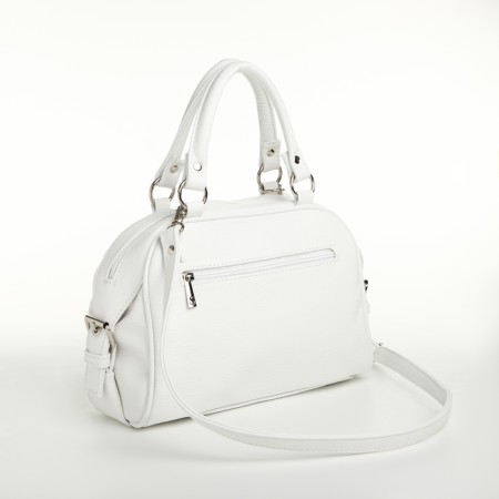 Women's bag with lightning, white color-1