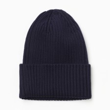 Baby hat, dark blue color, size 52-54 (4-6 months)