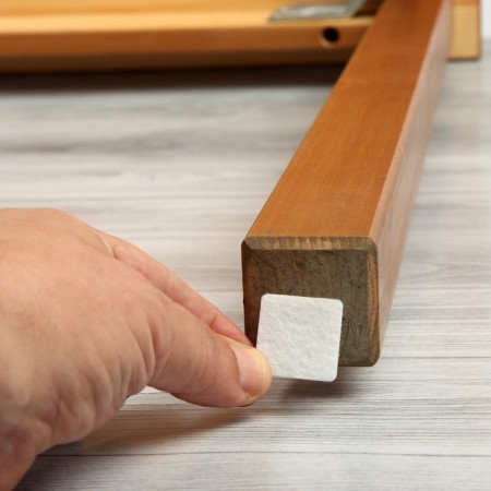 Furniture tundra, 25 x 25 mm, square, white, 18 pcs.-7
