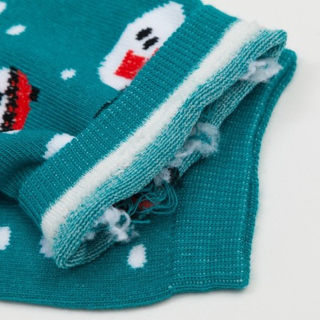 Women's socks "Snowmen" Biryaz color, size 23-25-3