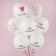 Shar Latex 12 “My favorite” White, pastel, 1 tbsp., Set 25 pcs., Mix