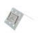 Corner Fitty tundra 60x60x60x2 mm, galvanized, in the package of 1 pc.