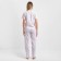 Female home set (T -shirt/pants), white color, size 54