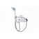 FAUZT FZS-W61 bath mixer, single-leaf, pour 190 mm, watering can, white
