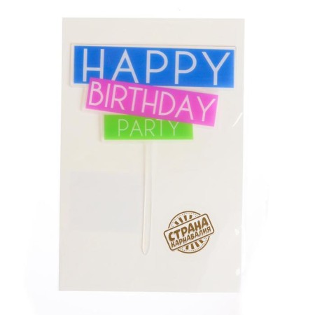 Topper "Happy Birthday"-1