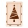 The workpiece for creativity "Casket with a drawer. Christmas tree "