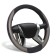 Braid Azard Race, eco-leather, carbon fiber inserts, gray stitching, rr m, black