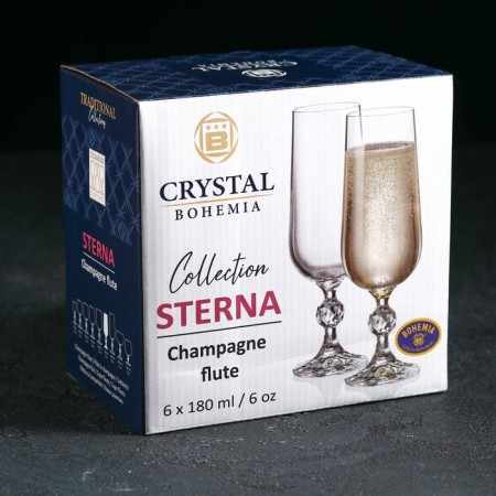 Set of glasses for champagne Sterna, 180 ml, 6 pcs-2
