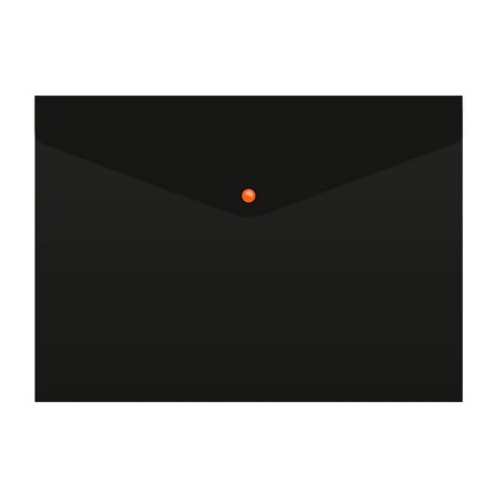 A4, 180 μm button, calligrata, opaque, black, black buttons, up to 120 sheets, mix, mix-6