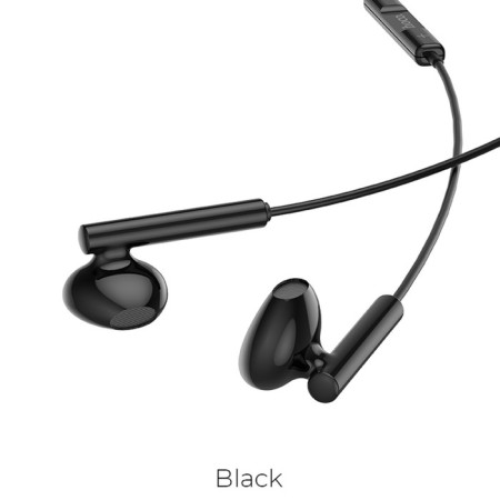 Hoco M65 headphones, wired, inserts, microphone, Type-C, 1.2 m, black-1