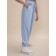 Pants for girls, height 140 cm, blue color
