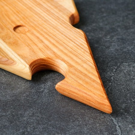 Board for feeding "cheese", 25x20 cm, array of ash-3