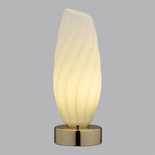 Лампа настольная Lumion. Shivon, 1х40Вт, G9, 230х80х80 мм, цвет золотой