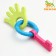 Chewing toy "Always together!", TPR, 18.5 cm, palm/circle/key