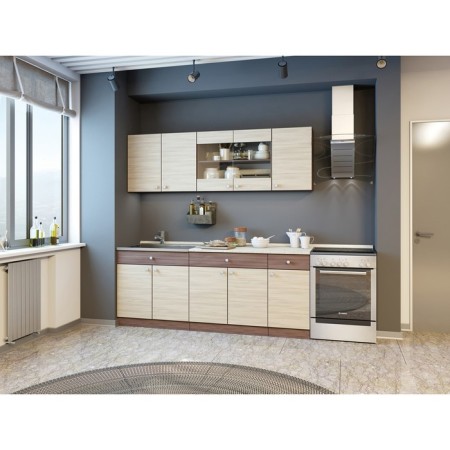 Hinged cabinet, 600 × 626 × 290 ash shimo dark/ash shimo bright-1